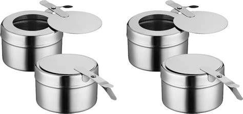Buy Kolirow 4PCS Fuel Holder for Chafer, Stainless Steel Chafing Fuel ...