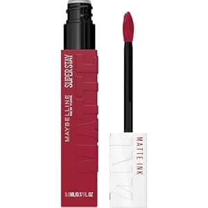 Buy Maybelline Superstay Matte Ink Liquid Lipstick, Matte Finish, 0.17 ...