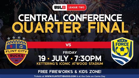 Bucks vs Cleveland Force - USL Playoffs at Atwood Stadium, Flint, 701 ...