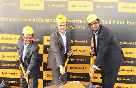 Continental breaks ground for new powertrain plant in Talegaon ...