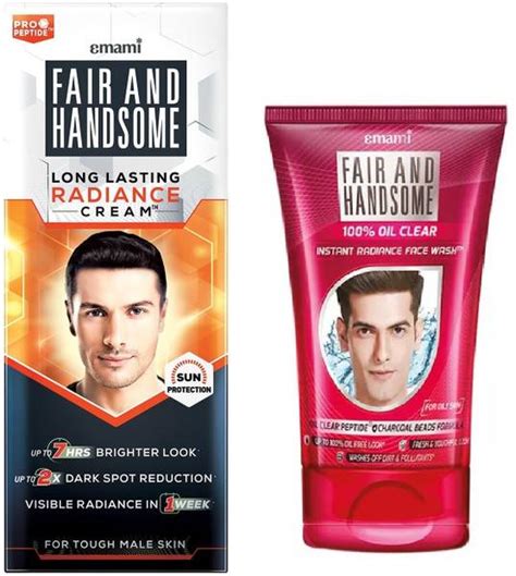 FAIR AND HANDSOME Long Lasting Radiance Cream 60g & Oil Clear Instant ...