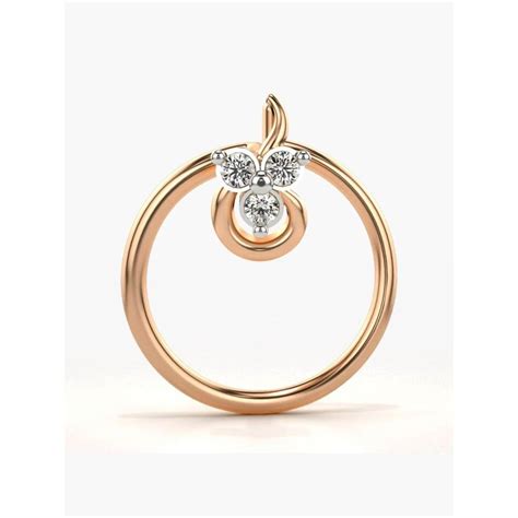 Buy Valanova Hallmarked 18K Rose Gold and Certified Lab Grown Diamond 0 ...
