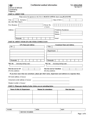 V1 Online Medical Questionnaire - Gov.uk - Fill and Sign Printable ...