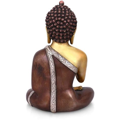 Buy Online Blessing Buddha Brass Idol With Scared Kalash Statue ...