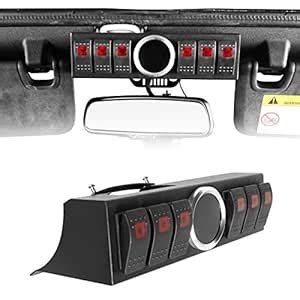 Hooke Road Overhead 6-Switch Pod Panel w/Control & Source System for ...