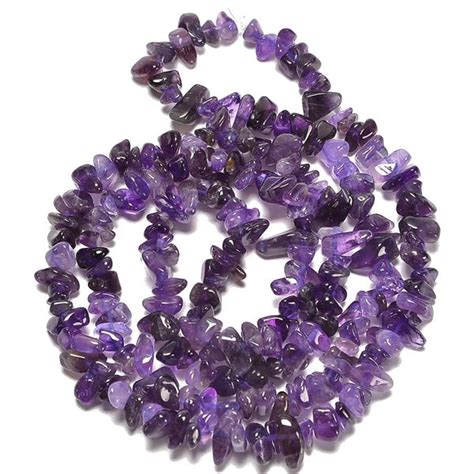 1 STRING/LINE PACK OF UNCUT AMETHYST UNCUT CHIPS BEADS – Madeinindia Beads