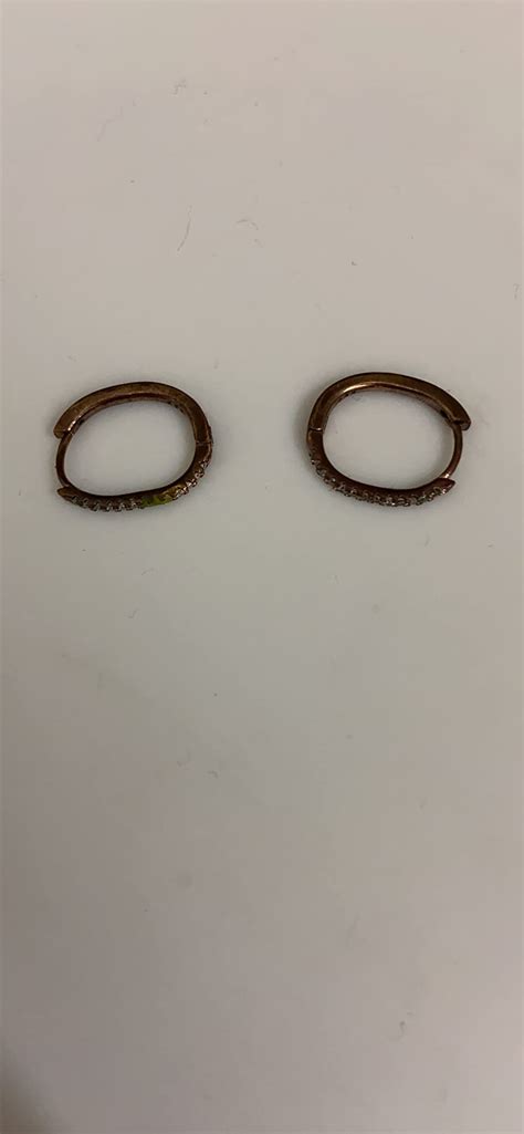 GIVA 925 Silver Rose Gold Shining Hoop Earrings | Gifts for Girlfriend ...