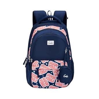 Buy Genie Vibes Backpack for Girls, 17" Cute, Colourful Bags, Water ...