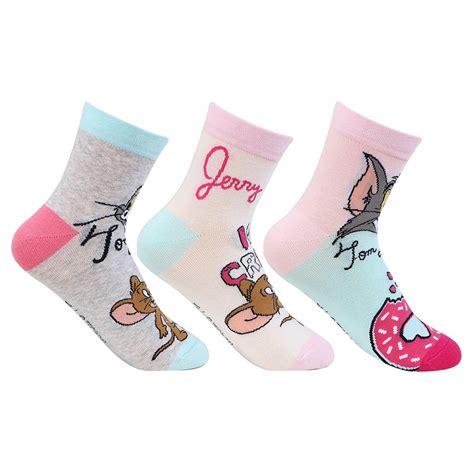 Tom & Jerry Socks for Women - Pack of 3 – BONJOUR