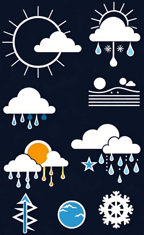 Image result for Common Weather Map Symbols