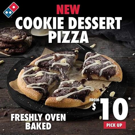 Domino’s Australia Launches Cookie Dessert Pizza from $10 | Frugal Feeds