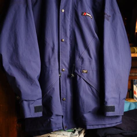 英国製 UK Vintage Berghaus GORE-TEX Shell Jacket CORNICE I.A. Size L ビンテージ ...