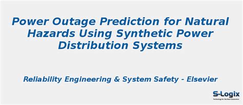 Power Outage Prediction for Natural Hazards Using Synthetic | S-Logix