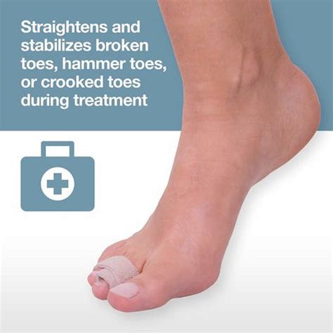 ZenToes Broken Toe Brace or Splint - Pack of 4 Foot Support - Buy ...