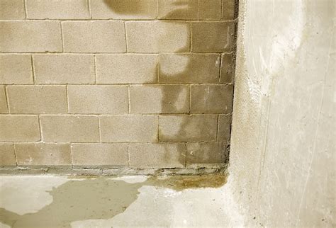 Water Leaking Through Concrete Basement Wall - Wall Design Ideas