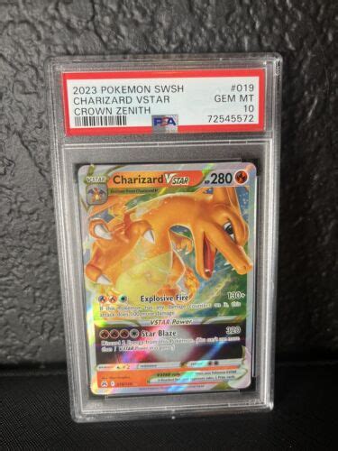 2023 Pokemon SWSH Crown Zenith Charizard VSTAR #019 | Ubuy India