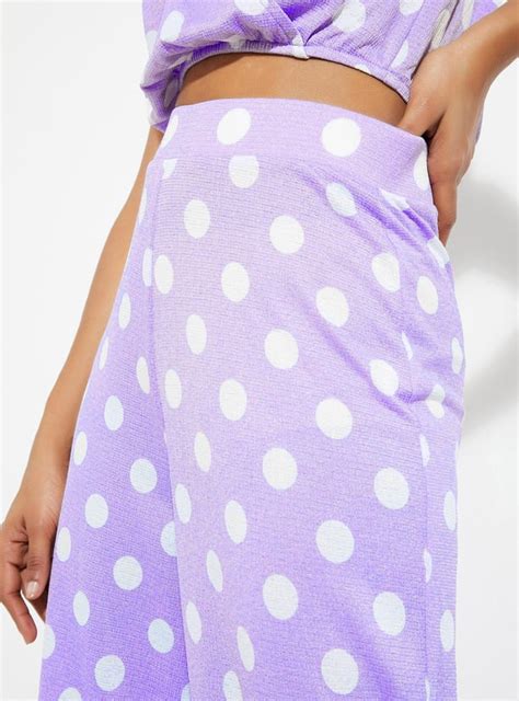 Buy URB_N Women Polka Dot Knitted Trousers Online at just Rs. 899.0 ...