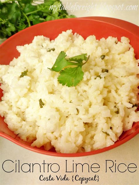 Cilantro Lime Rice Recipe