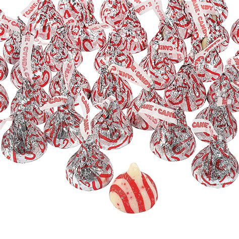 Hershey's Kisses Flavored Peppermint Candy Cane Chocolate, Christmas ...