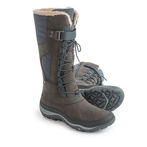 Merrell Murren Tall Leather Snow Boots (For Women) - Save 50%
