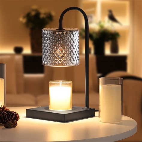 Amazon.com: Candle Warmer Lamp, Wax Warmer Lamp with 2 Bulbs & Timer ...