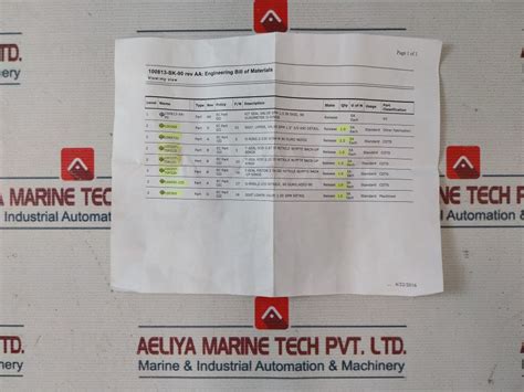 Wsi 100813-sk-90 Seal Valve Kit – Aeliya Marine Tech