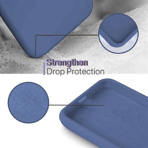 Casotec Shockproof Matte Liquid Silicone Case with Camera Protection ...