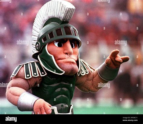 **FILE** Sparty, the Michigan State University mascot entertains fans ...