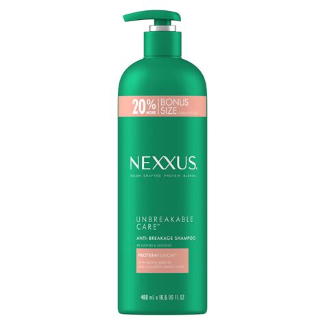 Nexxus Unbreakable Care™ Anti-Breakage Shampoo with Keratin, Collagen, Biotin, 16.5 oz - Walmart.com