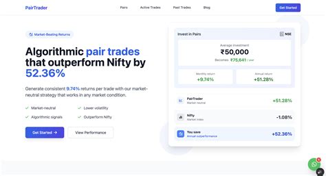 PairTrader - Best Algo Trading Software India | Algorithmic Trading ...