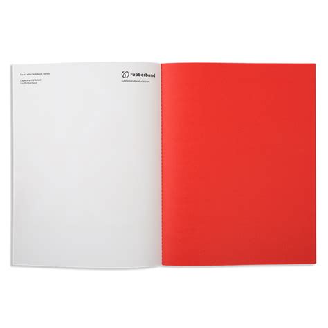 four letter notebook K – Rubberband Products