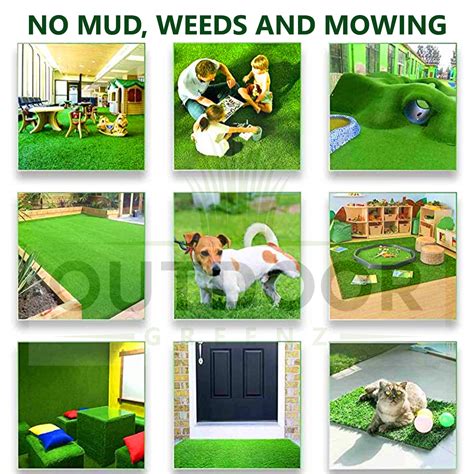Buy 50mm High Density Artificial Synthetic Grass - UrbanCart