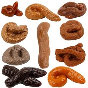 Buy Octeric 10-Piece Fake Poo Prank Toy - Realistic, Non-Toxic ...