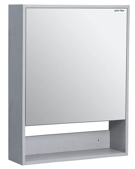 Plantex Bathroom Mirror Cabinet - HDHMR Wood Rio Bathroom Organizer ...