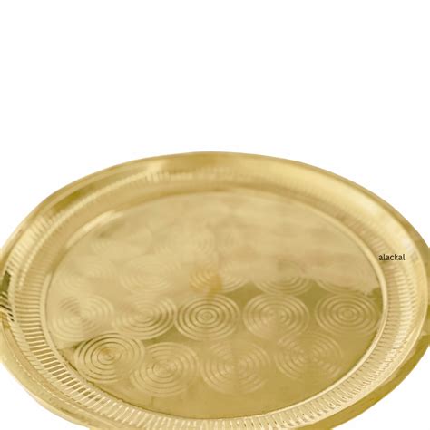 BRASS THALIKA | THALAM | POOJA PLATE – Alackal Bell Metals