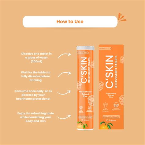 C'skin Effervescent Tablets (15tab) – Skinaa