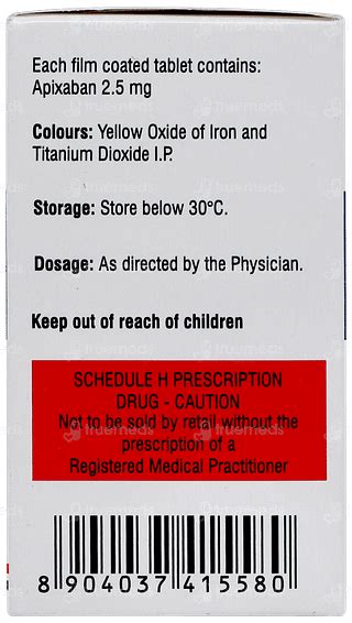 Apigat 2.5 MG | Order Apigat 2.5 MG Tablet Online at Truemeds