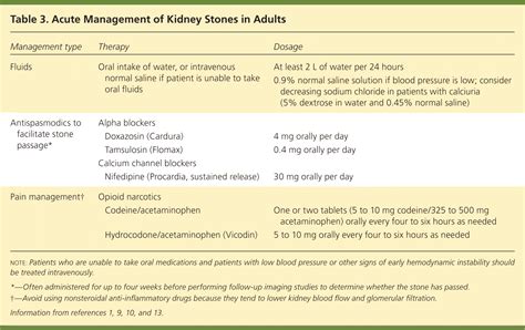 Treatment and Prevention of Kidney Stones: An Update | AAFP