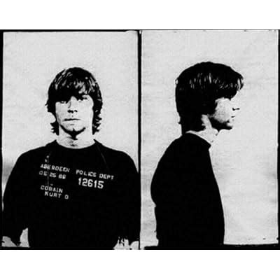 ConversationPrints KURT COBAIN MUG SHOT GLOSSY India | Ubuy