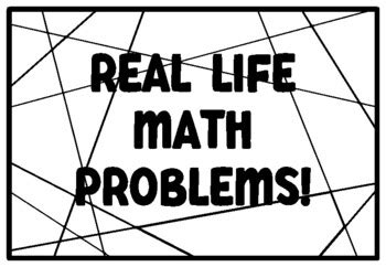 REAL LIFE MATH PROBLEMS! Grade Seven Math Quote Coloring Pages ...