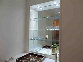 Image result for Decorative Glass Shelves