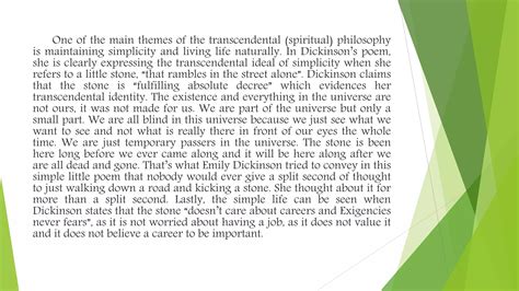 How happy is the little stone poem by Emily Dickinson Summary and Annotation. | PPTX