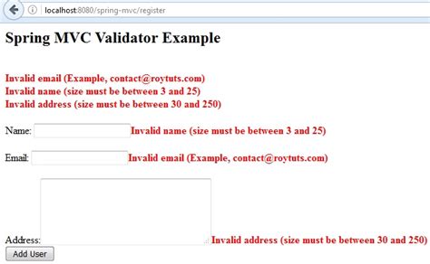 Image result for How to Use Validation in Spring MVC