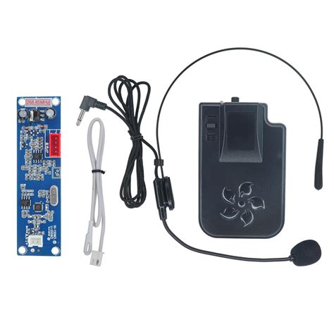 Electronic Spices Wireless Headset Microphone System with ON-Off Switch ...