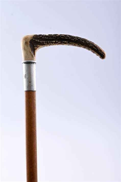 Lot - Cabo pingalim inglês em cana e prata inglesa, 925%