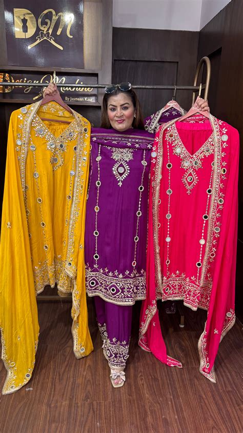 Nirelle (Pure Chinnon Crepe Short Anarkali) – design.machine1