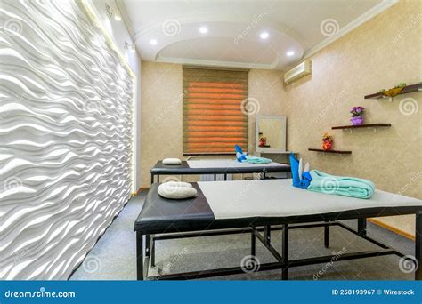 Spa Center and Massage Room in the Wellness Complex Editorial ...