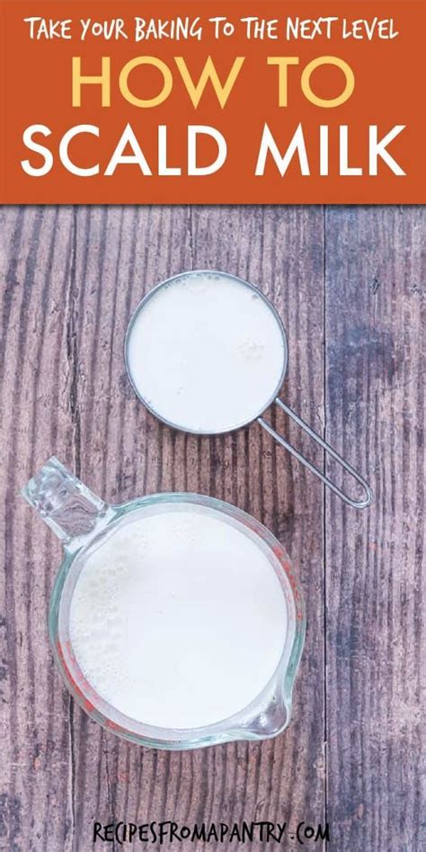 why do bread recipes call for scalded milk