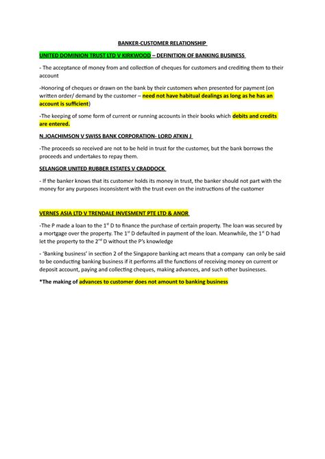 Banker- Customer Relationship - BANKER-CUSTOMER RELATIONSHIP UNITED ...