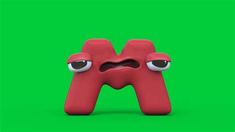 M Alphabet Animation